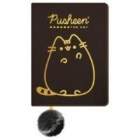 Notatnik pluszowy A5/96K gold Pusheen - zdjęcie produktu