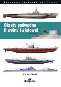 Okręty podwodne II wojny światowej - okładka książki