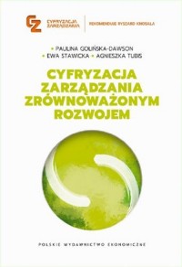 Cyfryzacja zarządzania zrównoważonym - okładka książki