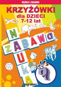 Krzyżówki dla dzieci 7-12 lat - okłakda ebooka