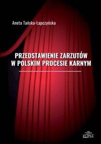 Przedstawienie zarzutów w polskim - okładka książki