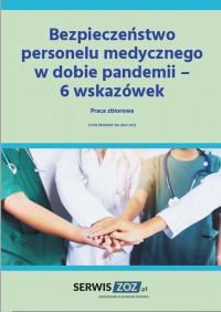 Bezpieczeństwo personelu medycznego - okłakda ebooka