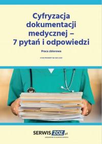 Cyfryzacja dokumentacji medycznej - okłakda ebooka