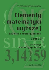 Elementy matematyki wyższej. Zadania - okłakda ebooka