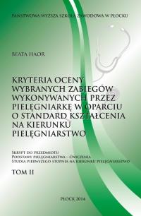 Kryteria oceny wybranych zabiegów - okłakda ebooka