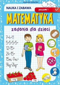 Matematyka Zadania dla dzieci Poziom - okłakda ebooka