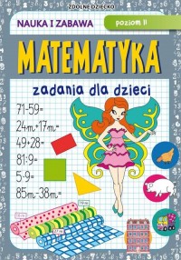 Matematyka Zadania dla dzieci Poziom - okłakda ebooka