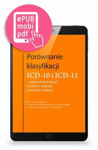 Porównanie klasyfikacji ICD-10 - okłakda ebooka