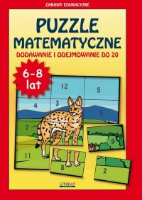 Puzzle matematyczne Dodawanie i - okłakda ebooka