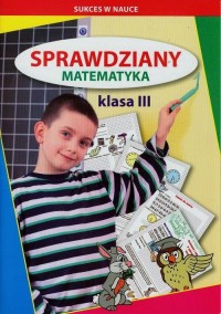 Sprawdziany Matematyka klasa 3 - okłakda ebooka