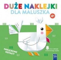 Duże naklejki dla maluszka 4+ Kurka - okładka książki