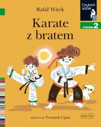 Karate z bratem. Czytam sobie. - okładka książki