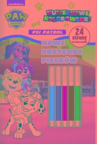 Psi Patrol Numerkowe kolorowanki - okładka książki