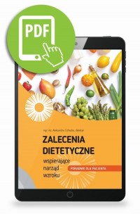 Zalecenia dietetyczne wspierające - okłakda ebooka