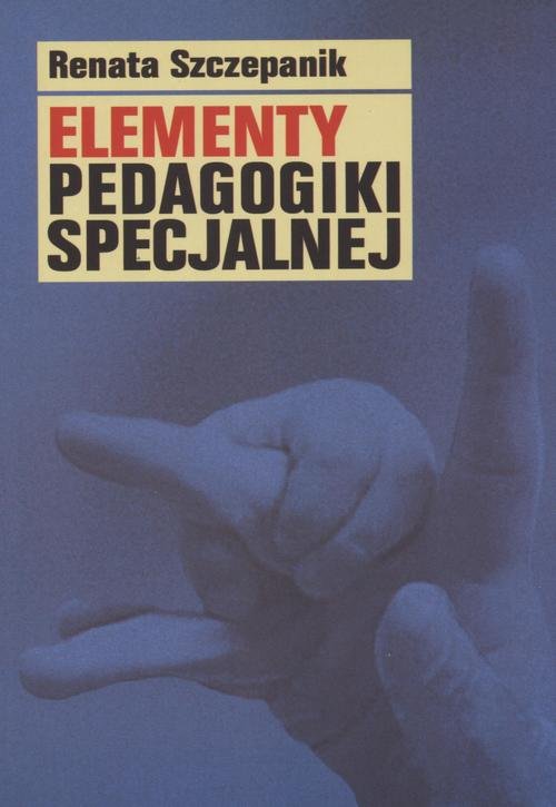 Elementy pedagogiki specjalnej - okłakda ebooka