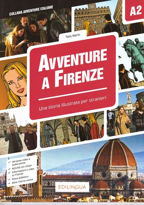 Avventure A Firenze A2 Storia illustrata - okładka książki