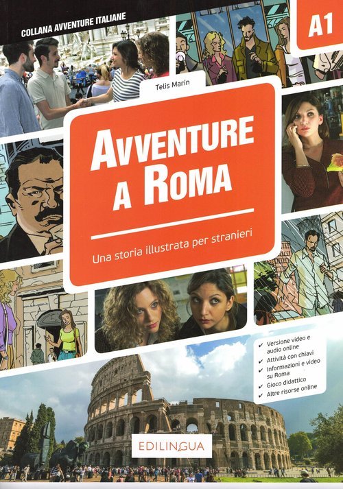 Avventure A Roma A1 Storia illustrata - okładka książki