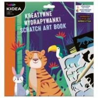 Kreatywna wydrapywanka z szablonami - okładka książki