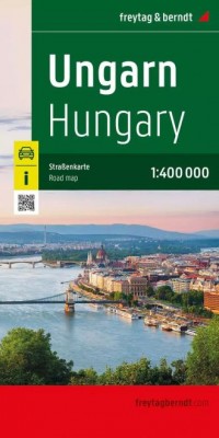 Mapa Węgry 1:400 000 - okładka książki