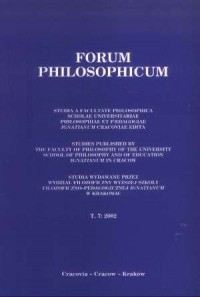 Forum philosophicum. Tom 7 (2002) - okładka książki