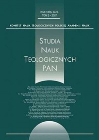 Studia Nauk Teologicznych PAN 2/2007 - okładka książki