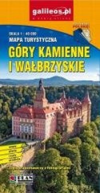 Mapa tur. - Góry Kamienne i Wałbrzyskie - okładka książki