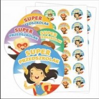 Naklejki motywacyjne - Super przedszkolak - zdjęcie produktu