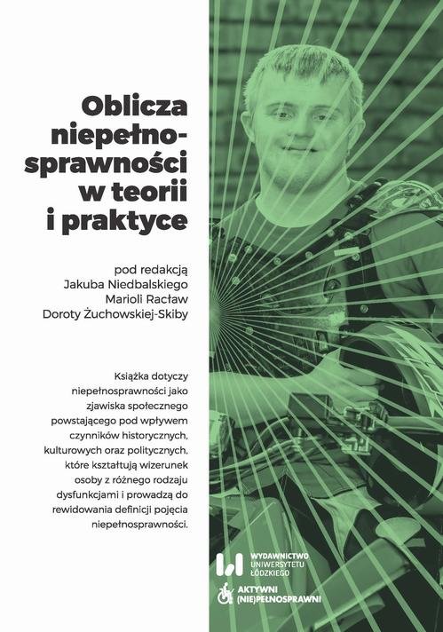 Oblicza niepełnosprawności w teorii - okłakda ebooka