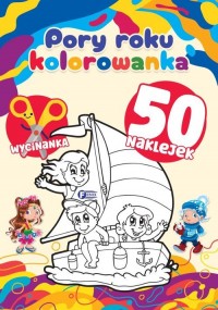 Pory roku. Kolorowanka - okładka książki