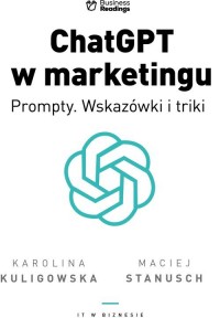 ChatGPT w marketingu Prompty. Wskazówki - okładka książki