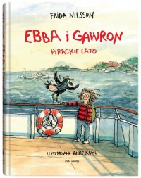 Ebba i Gawron Pirackie lato - okładka książki