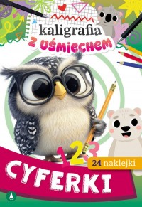 Kaligrafia z uśmiechem Cyferki - okładka książki