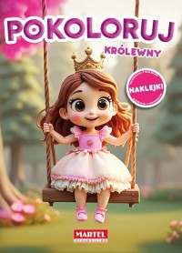 Kolorowanka Pokoloruj królewny - okładka książki