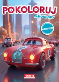 Kolorowanka Pokoloruj samochody - okładka książki