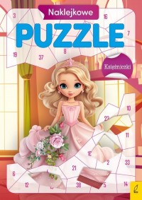 Naklejkowe puzzle Księżniczki - okładka książki