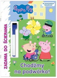 Peppa Pig Zadania do ścierania - okładka książki