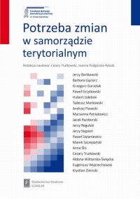 Potrzeba zmian w samorządzie terytorialnym - okłakda ebooka
