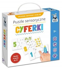 Puzzle sensoryczne Cyferki Kapitan - zdjęcie zabawki, gry
