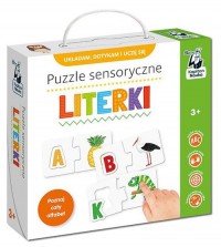 Puzzle sensoryczne Literki Kapitan - zdjęcie zabawki, gry