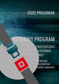 Rządowy program ograniczania przestępczości - okłakda ebooka