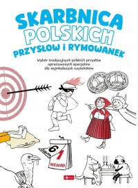 Skarbnica polskich przysłów i rymowanek - okładka książki