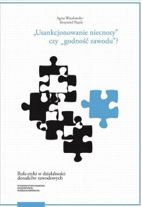 Usankcjonowanie niecnoty czy godność - okłakda ebooka
