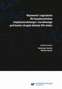 Wyzwania i zagrożenia dla bezpieczeństwa - okłakda ebooka