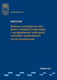 Budowa morfologiczna stóp dzieci - okłakda ebooka
