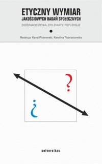 Etyczny wymiar jakościowych badań - okłakda ebooka