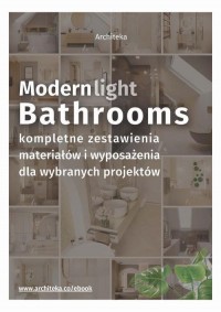 Nowoczesna, jasna łazienka - przydatne - okłakda ebooka