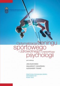 Optymalizacja treningu sportowego - okłakda ebooka