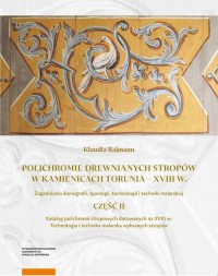 Polichromie drewnianych stropów - okłakda ebooka