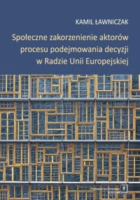 Społeczne zakorzenienie aktorów - okłakda ebooka