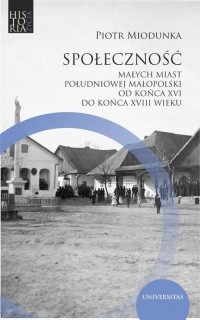 Społeczność małych miast południowej - okłakda ebooka